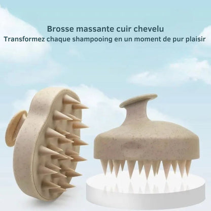 BROSSE MASSAGE CUIR CHEVELU